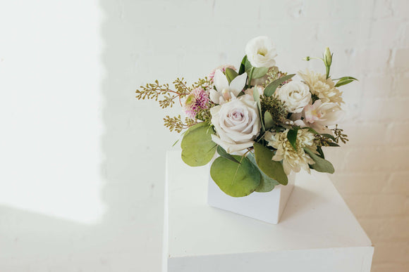 Boutique Box Arrangement - Rose and Vine Florals