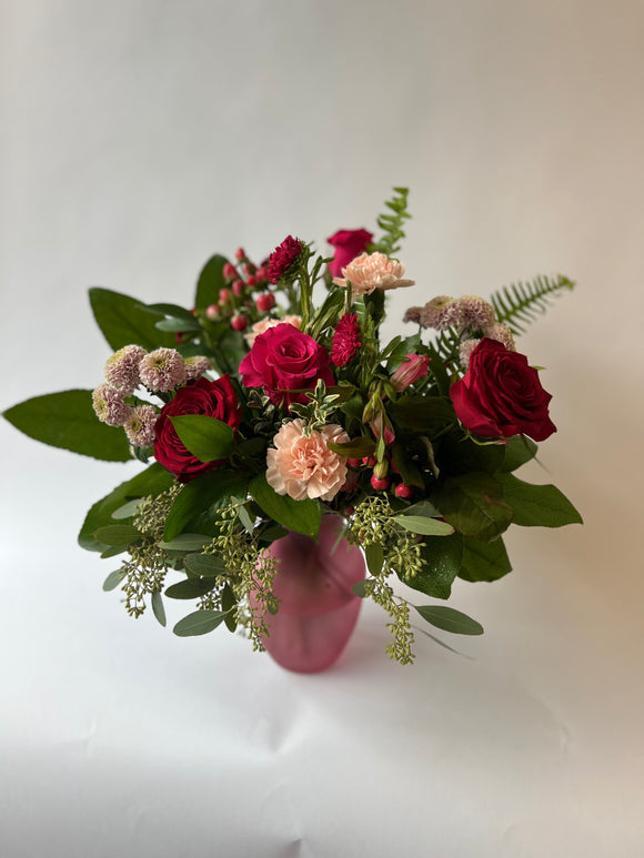 Be Mine Arrangement - Rose and Vine Florals