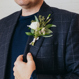 Boutonnieres - Rose and Vine Florals